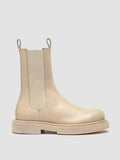 TONAL 105 - Ivory Leather Chelsea Boots