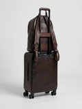 OC PACK 001 - Brown Leather Backpack - thumb image 2,side view