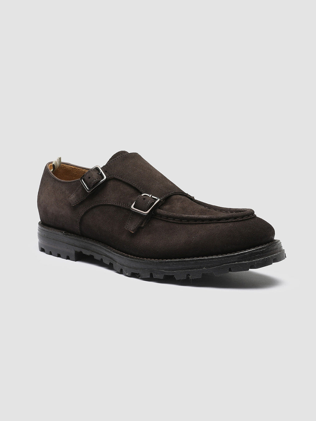 VAIL 012 - Dark Brown Suede Monk Shoes Men Officine Creative - 3