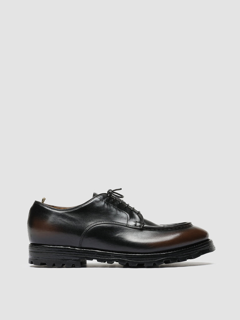 VAIL 009 - Dark Brown Leather Derby Shoes