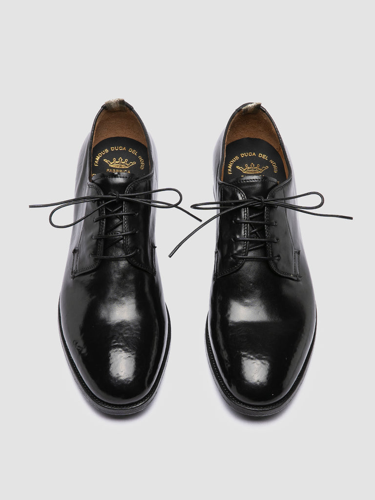 VANDERBILT CAOU 013 - Black Leather Derby Shoes