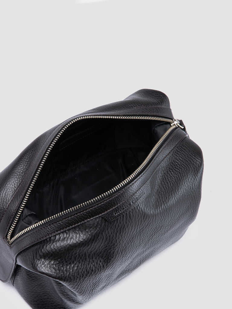 VANITY CASE 001 - Black Leather Pouch