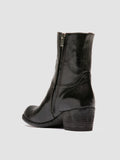 WADE 003 - Grey Leather Zipped Boots