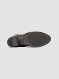 WADE 003 - Grey Leather Zipped Boots