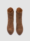 WADE 003 - Brown Suede Zipped Boots