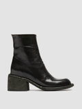 WILDS 004 - Green Leather Zipped Boots