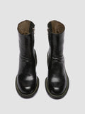 WILDS 004 - Green Leather Zipped Boots