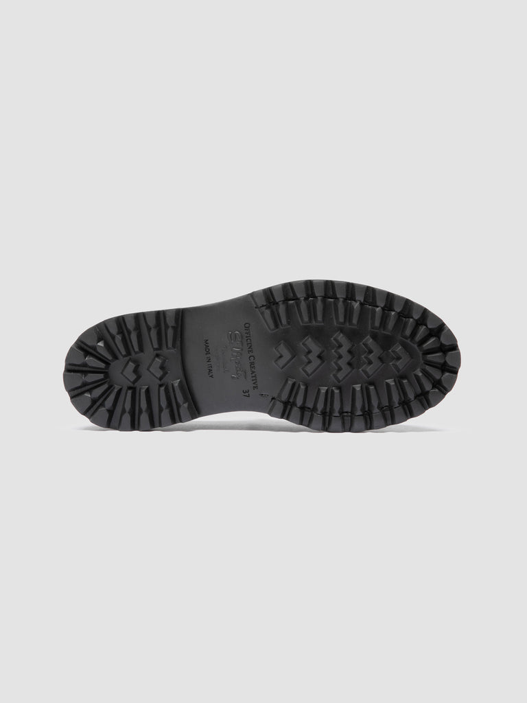 WISAL DD 101 - Black Leather Penny Loafers