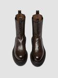 WISAL DD 107 - Brown Leather Chelsea Boots
