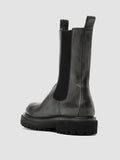 WISAL DD 107 - Grey leather Chelsea Boots