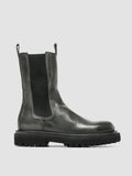 WISAL DD 107 - Grey leather Chelsea Boots