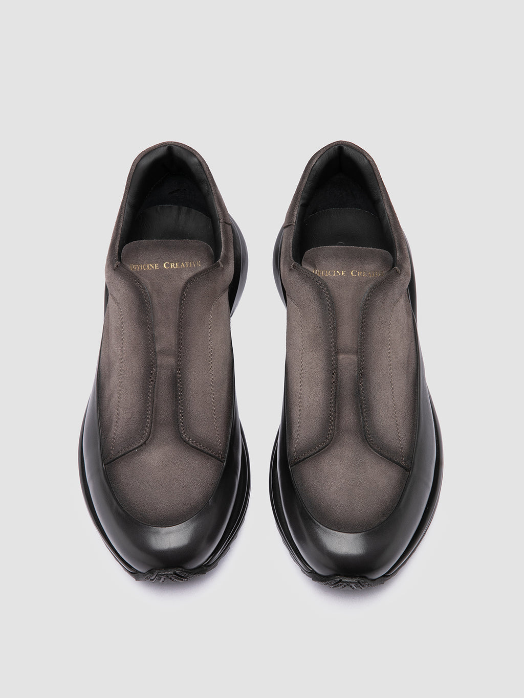 ZODIAC 001 - Grey Suede and Leather Sneakers Officine Creative - 2