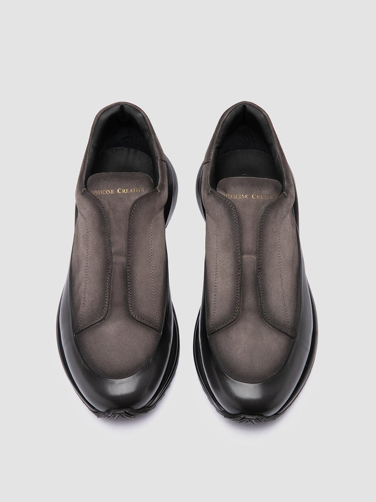 ZODIAC 001 - Grey Suede and Leather Sneakers Officine Creative - 2