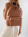 MINI PACK -  Tan Leather Backpack