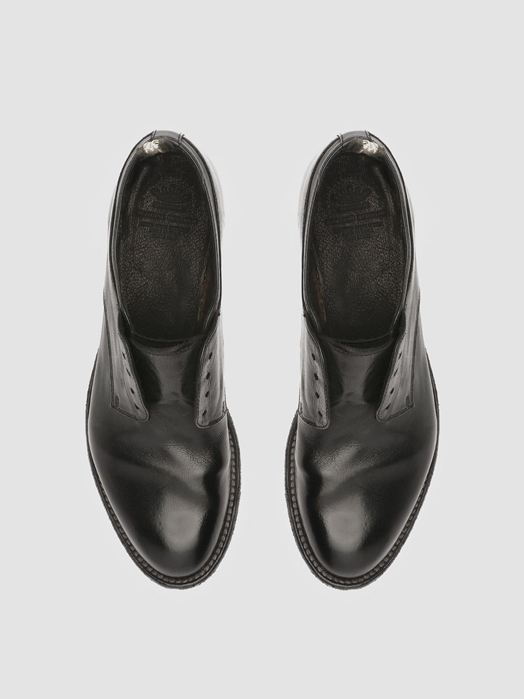 LEXIKON 501 - Black Leather Derby Shoes