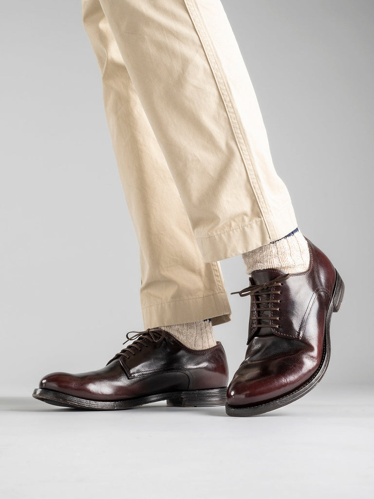 ANATOMIA 012 - Black Leather Derby Shoes Men Officine Creative - 6