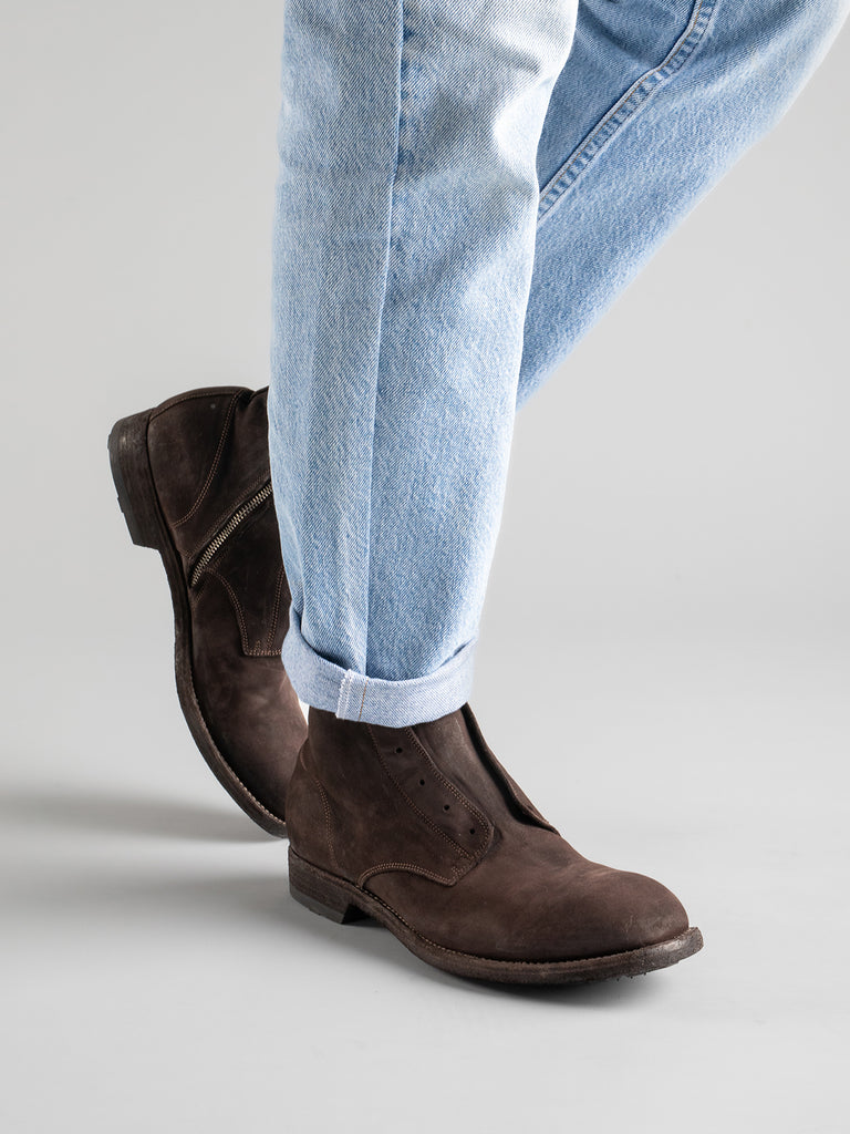 ARBUS 022 - Brown Leather Ankle Boots Men Officine Creative - 6