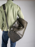 ARMOR 01 - Brown Leather Weekender  Officine Creative - 7