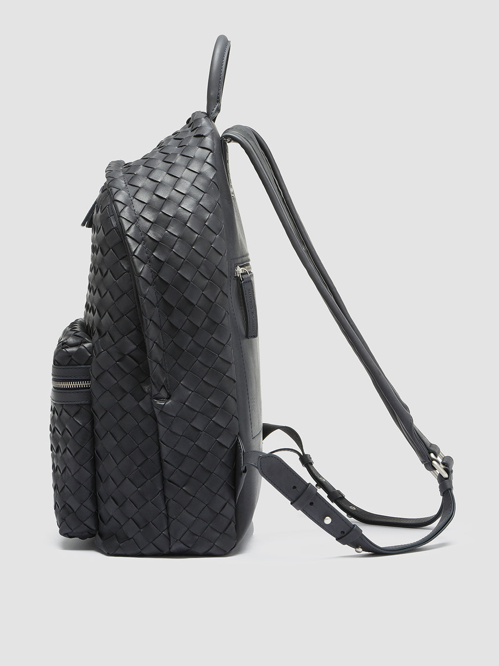 ARMOR 04 - Blue Leather Backpack  Officine Creative - 5