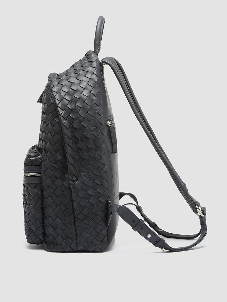ARMOR 04 - Blue Leather Backpack  Officine Creative - 5