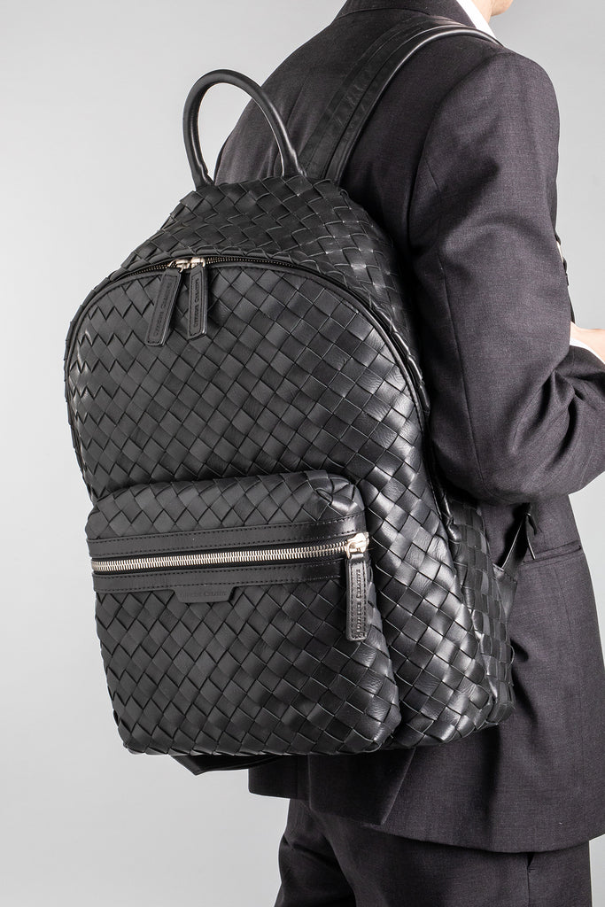 ARMOR 04 - Blue Leather Backpack  Officine Creative - 6