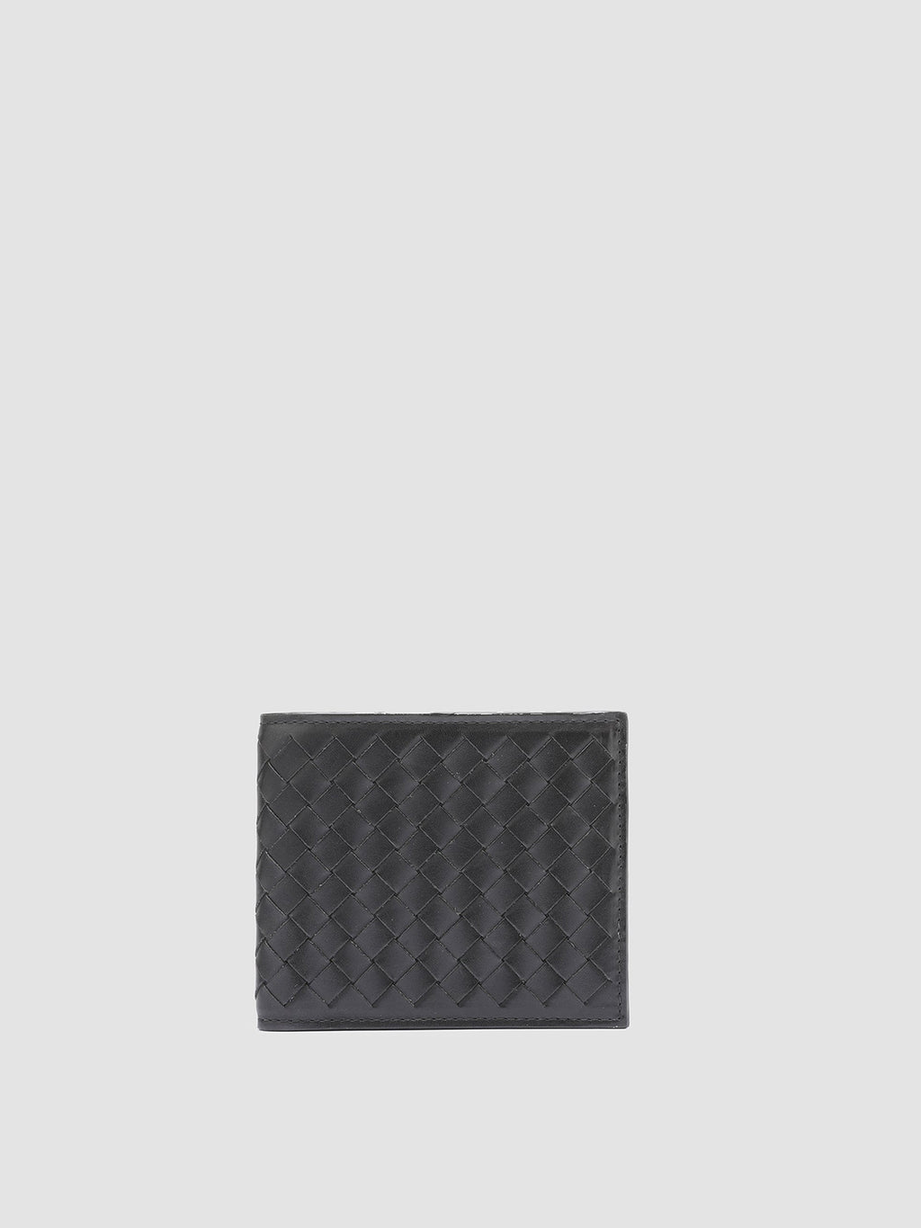 BOUDIN 123 - Black Leather Bifold Wallet  Officine Creative - 1