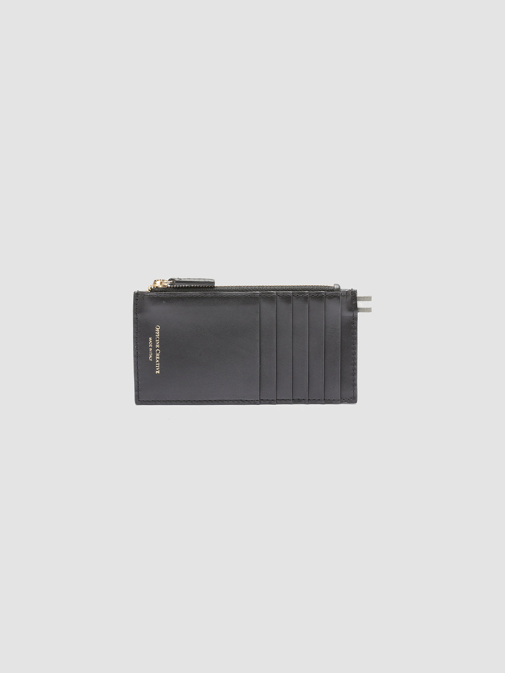 BOUDIN 18 - Black Leather Card Holder  Officine Creative - 4