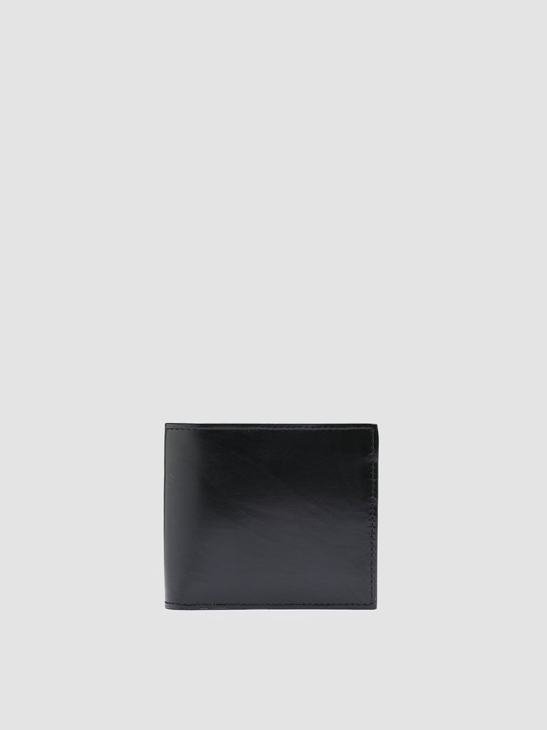 BOUDIN 23 - Black Leather Bifold Wallet