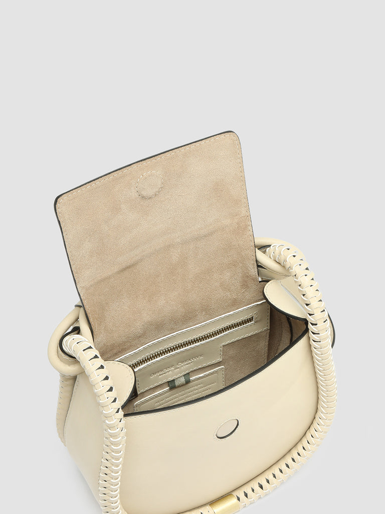 CABALA 105 - Ivory Leather Crossbody Bag