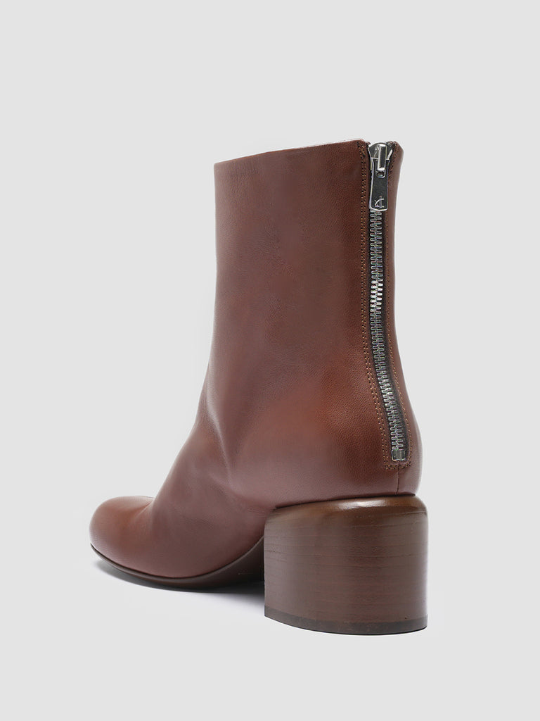 ETHEL 004 - Brown Nappa leather Ankle Boots Women Officine Creative - 4