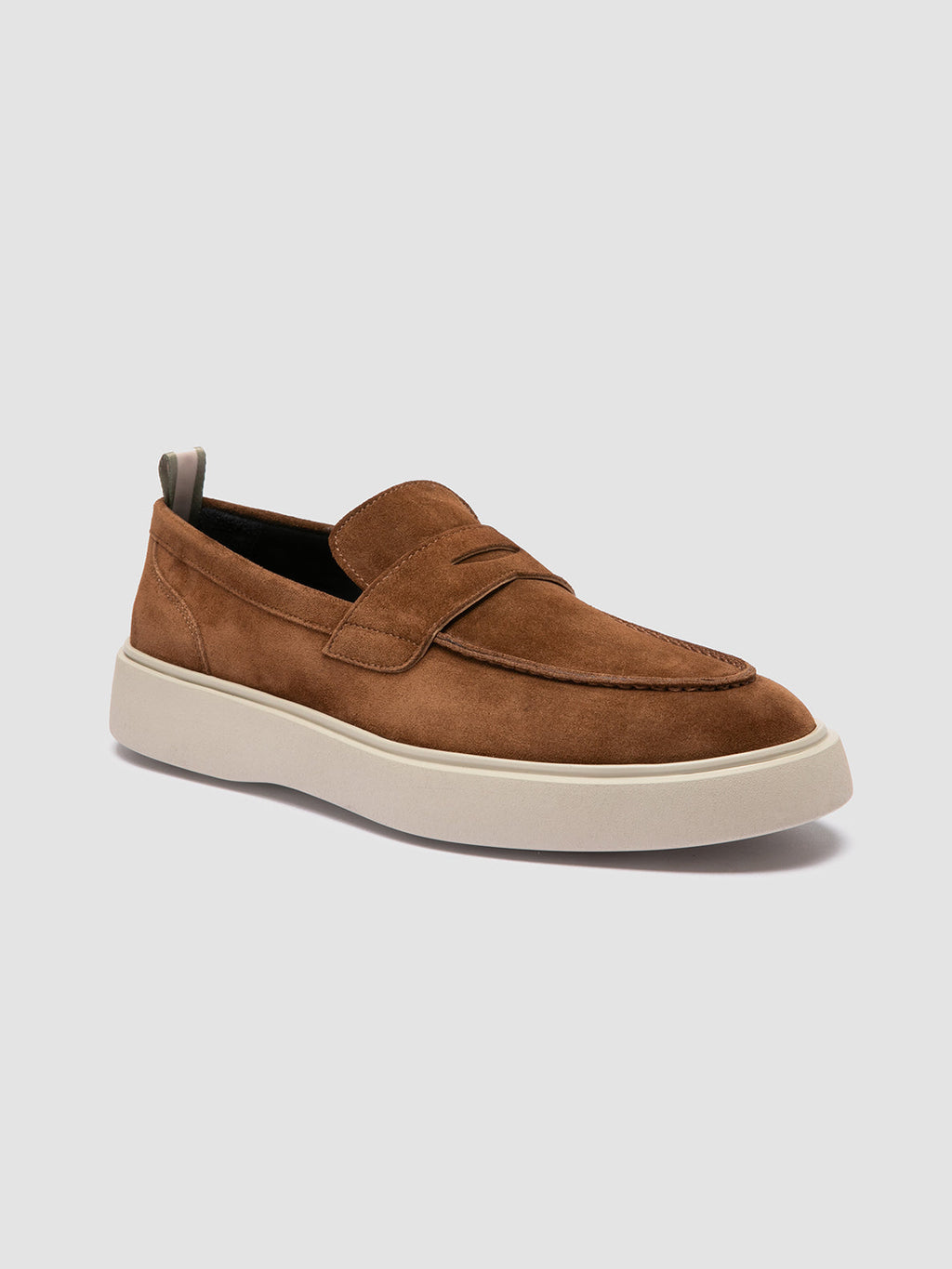 FRAME 001 - Brown Suede Penny Loafers Men Officine Creative - 3