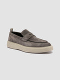 FRAME 001 - Grey Suede Penny Loafers Men Officine Creative - 3