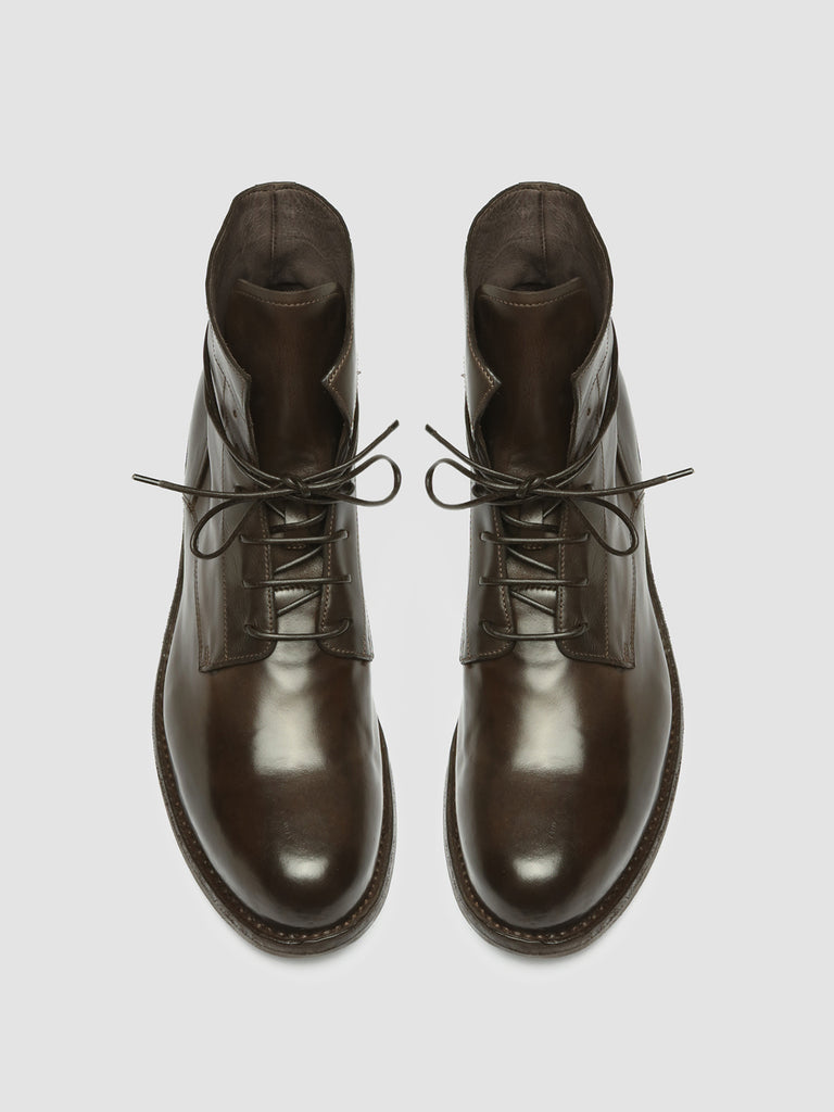 IKON 018 - Brown Leather Ankle Boots