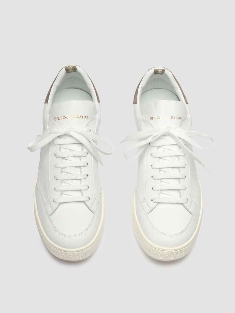 MOWER 007 - White Leather Sneakers