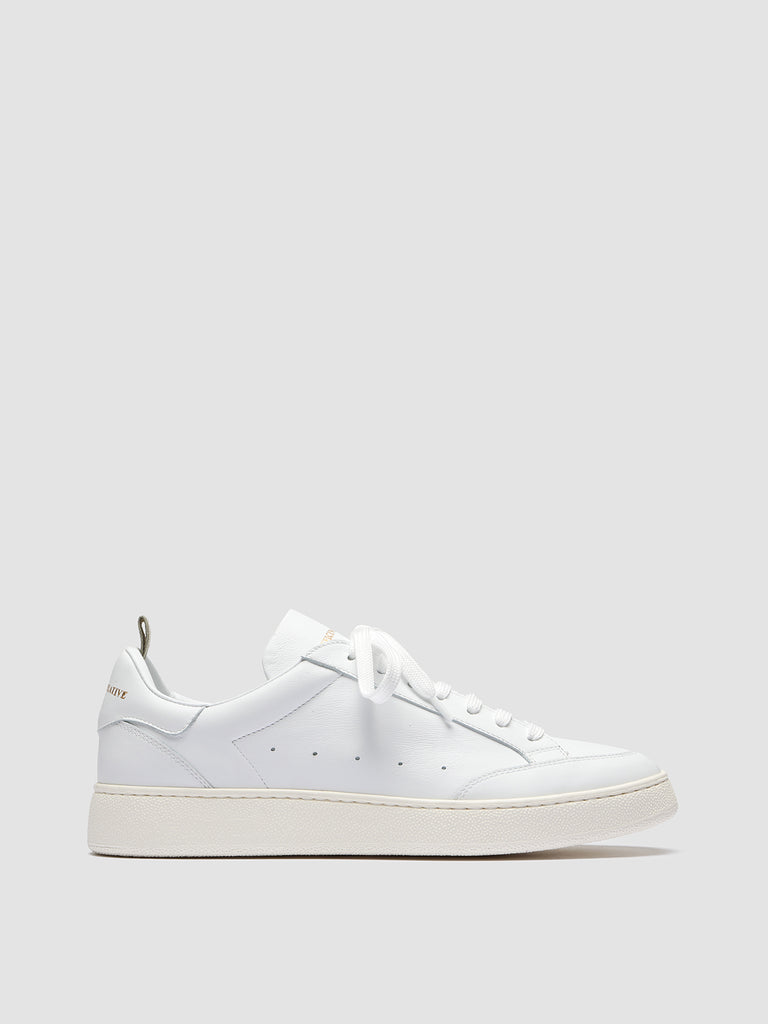 MOWER 007 - White Leather Sneakers