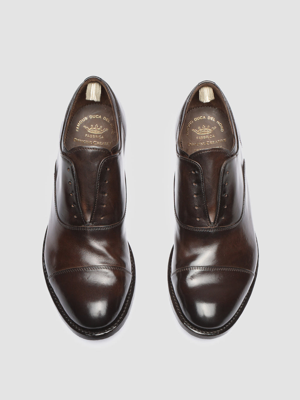 ANATOMIA 08 - Brown Leather Oxford Shoes Men Officine Creative - 2