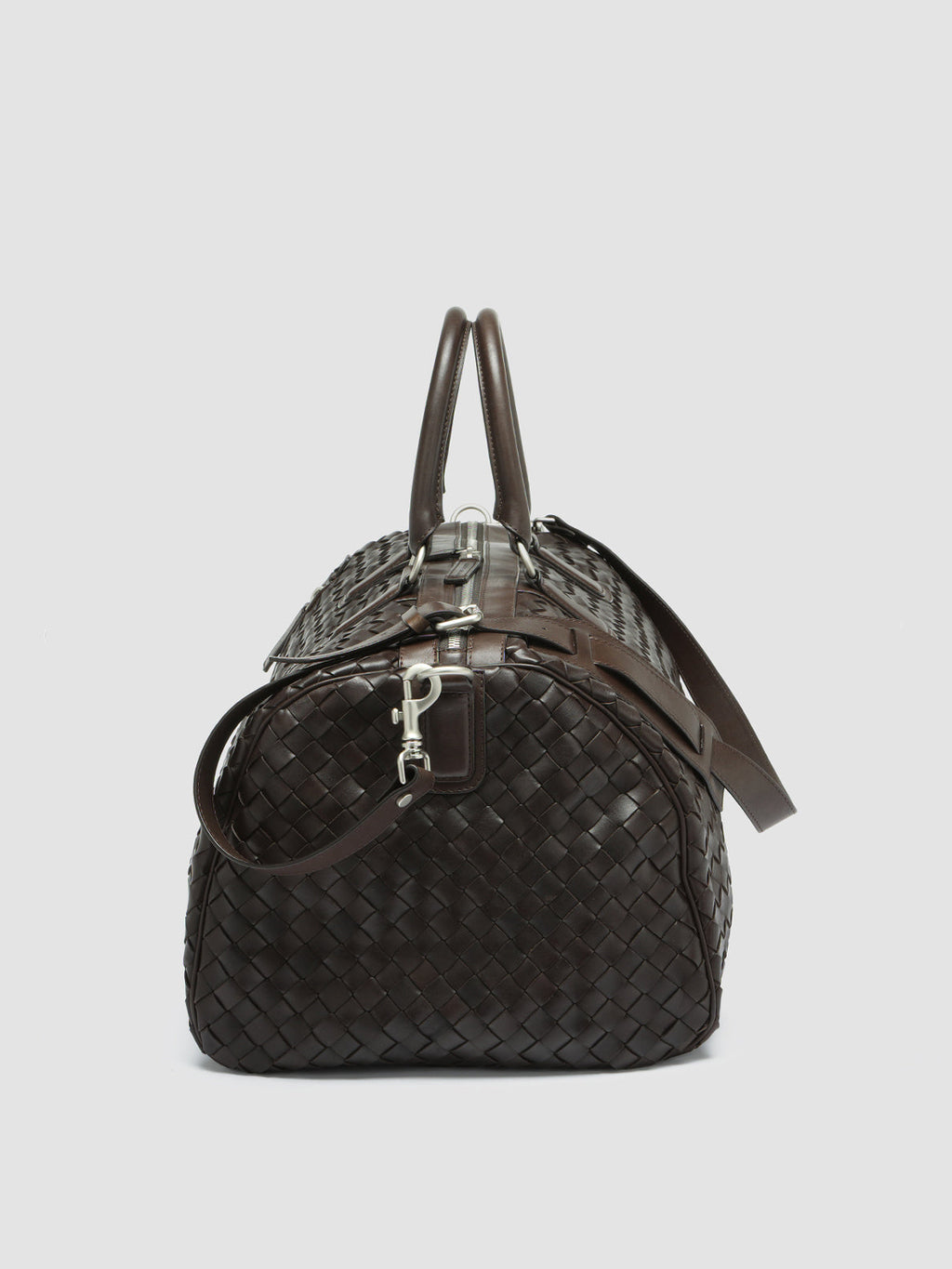 ARMOR 01 - Brown Leather Weekender  Officine Creative - 5