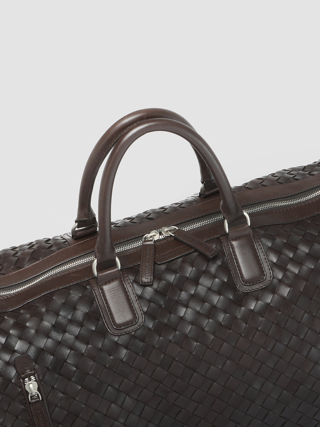 ARMOR 01 - Brown Leather Weekender  Officine Creative - 2