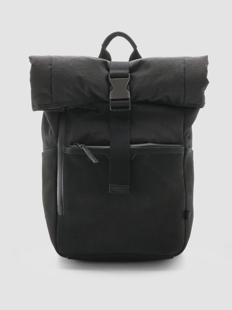 PILOT 001 - Black Nubuck & Nylon Backpack