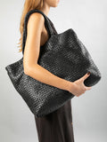 OC CLASS 35 Woven - Taupe Leather Tote Bag  Officine Creative - 5