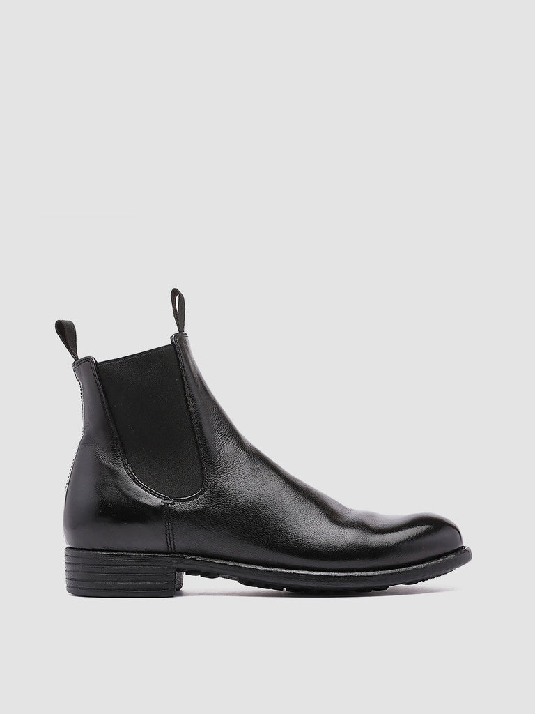 CALIXTE 004 - Black Leather Chelsea Boots