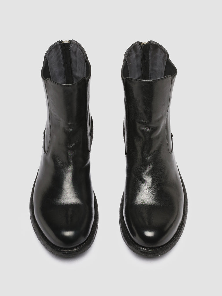 LEGRAND 229 - Black Leather Zip Boots