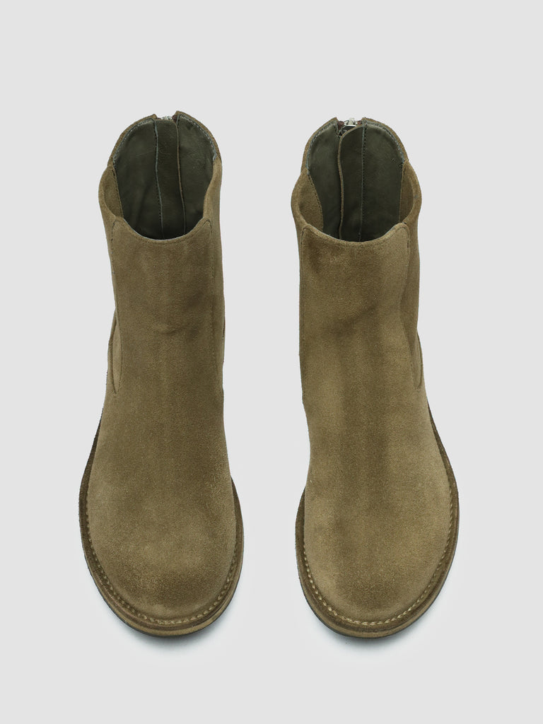 LEGRAND 229 - Taupe Suede Zip Boots