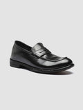 LEXIKON 140 - Black Leather Penny Loafers Women Officine Creative - 3