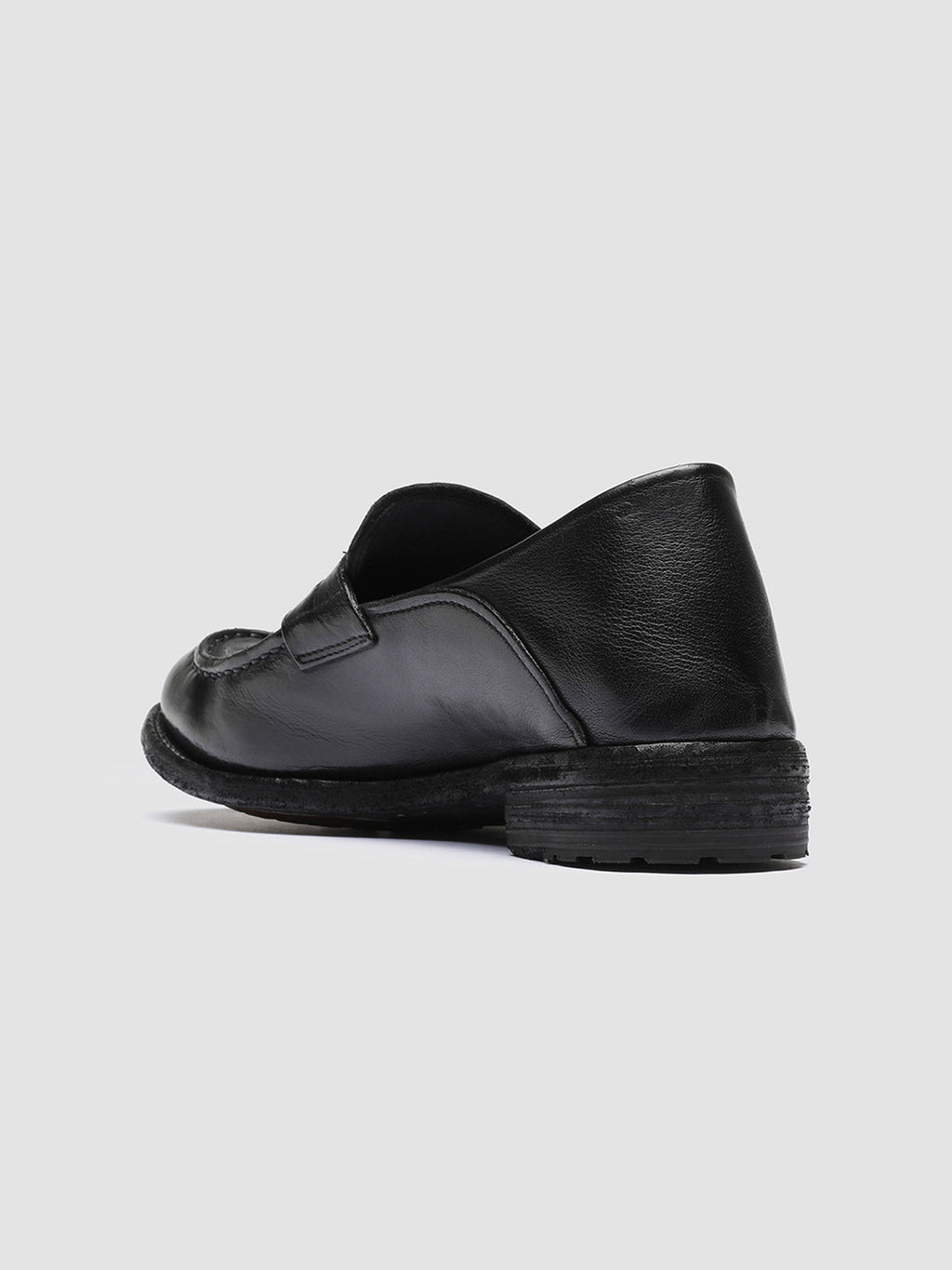 LEXIKON 140 - Black Leather Penny Loafers Women Officine Creative - 4