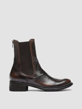 LISON 017 - Brown Leather Chelsea Boots women Officine Creative - 1