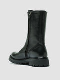 LORAINE 015 - Black Leather Zip Boots women Officine Creative - 4