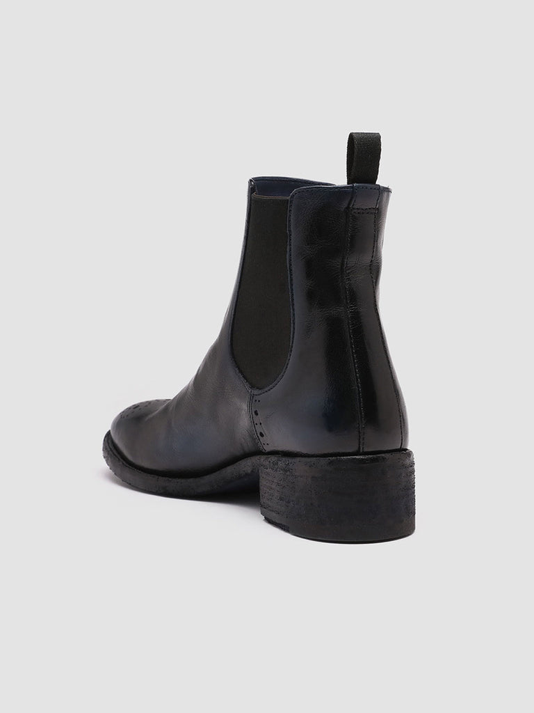 SELINE 002 - Blue Leather Chelsea Boots Women Officine Creative - 4