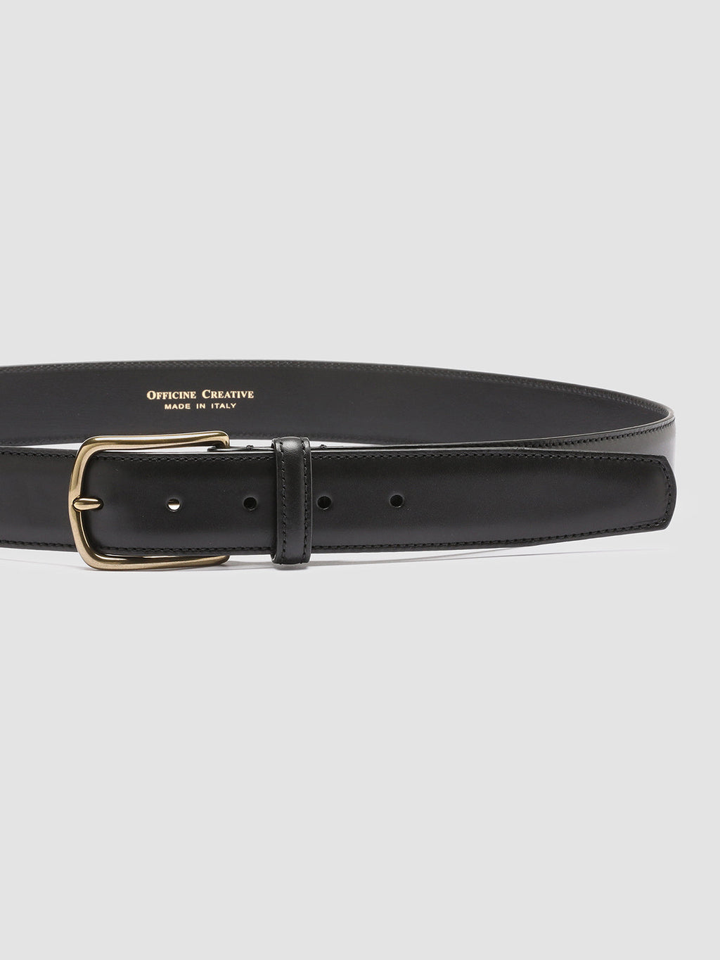 OC STRIP 04 - Black Leather belt  Officine Creative - 4