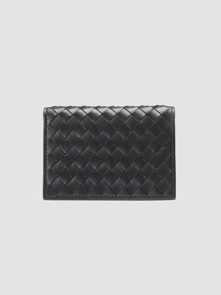 BOUDIN 124 - Black Leather Bifold Wallet  Officine Creative - 2